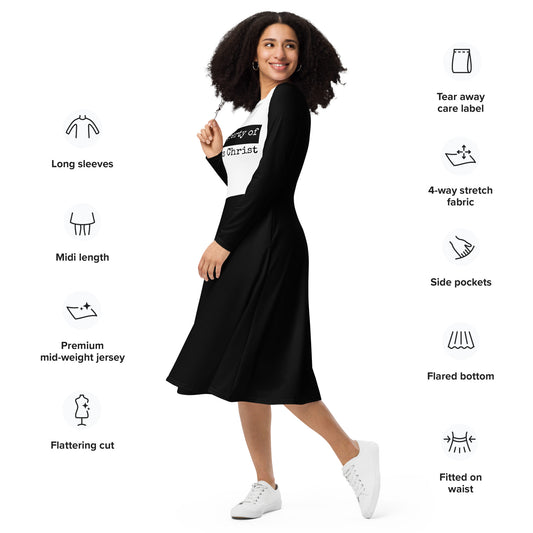 Property Black long sleeve dress